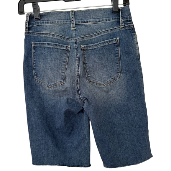 Women's Denim Straight Leg Bermuda shorts - Picture 2 of 4